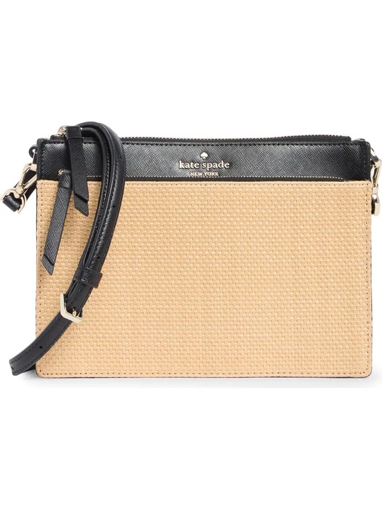 kate spade Handbags - Kate Spade cameron straw crossbody bag
